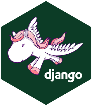 Django Logo! Source: https://code.djangoproject.com/attachment/ticket/24953/django-hexbin.png